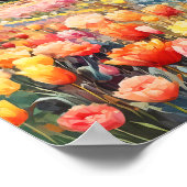 オランダホランドトラベルウォーター絵画カラー ポスター (角)