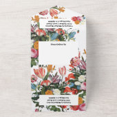 オランダマスタフローラ結婚の オールインワン招待状 (外側)