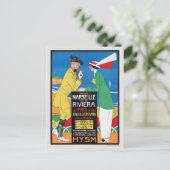 オランダマルセイユヴィンテージポスター1913 ポストカード (スタンド正面)