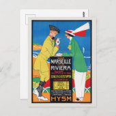 オランダマルセイユヴィンテージポスター1913 ポストカード (正面/裏面)