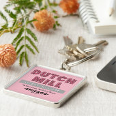 オランダミルキャンディーカンパニー、シカゴ、IL キーホルダー (側面)