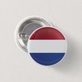 オランダラウンドアイコンフラグ 缶バッジ (正面&裏面)