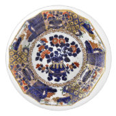 オランダルネッサンスフローラ花瓶縁どアート セラミックノブ (正面)