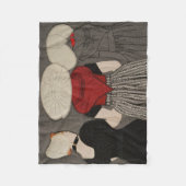 オランダレデ伝統的ィーズイン服-フリース フリースブランケット (正面)