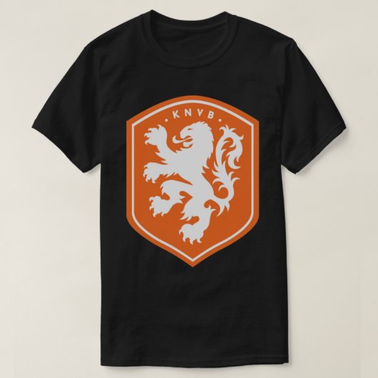 オランダロゴサッカーチームクラシックTシャツ Tシャツ (デザイン正面)