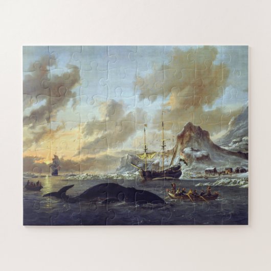 オランダワラーズスピッツバーゲンアブラハムストック1690 ジグソーパズル (横)