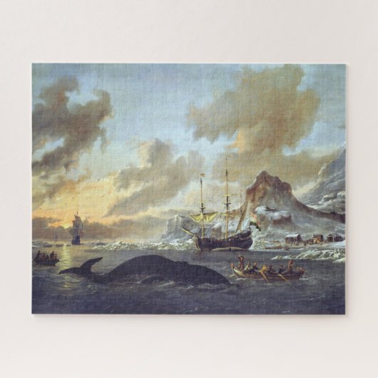 オランダワラーズスピッツバーゲンアブラハムストック1690 ジグソーパズル (横)