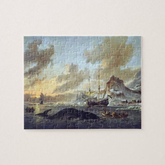 オランダワラーズスピッツバーゲンアブラハムストック1690 ジグソーパズル (横)