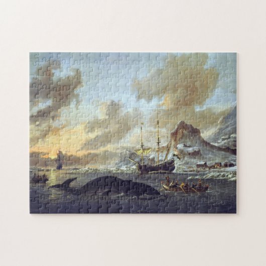 オランダワラーズスピッツバーゲンアブラハムストック1690 ジグソーパズル (横)
