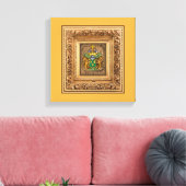 オランダヴァンヴェスターベルトファミリーコートオブアームズ キャンバスプリント (インサイチュ (リビング))