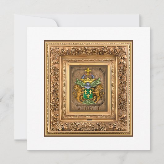 オランダヴァンヴェスターベルトファミリーコートオブアームズ シーズンカード (正面)