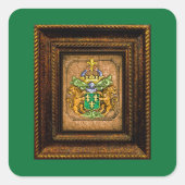 オランダヴァンヴェスターベルトファミリーコートオブアームズ スクエアシール (正面)