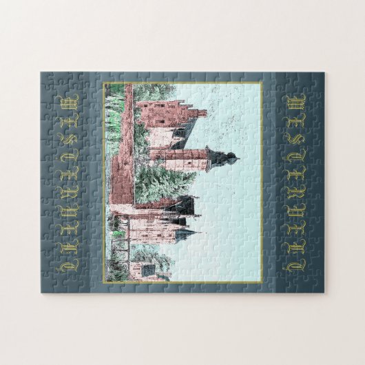 オランダヴァンヴェスターベルトファミリーコートオブアームズHi-Def ジグソーパズル (横)