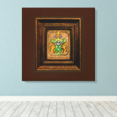 オランダヴァンヴェスターヴェルト家族のコート・オブ・アームズ キャンバスプリント (インサイチュ (ウッドフロア))