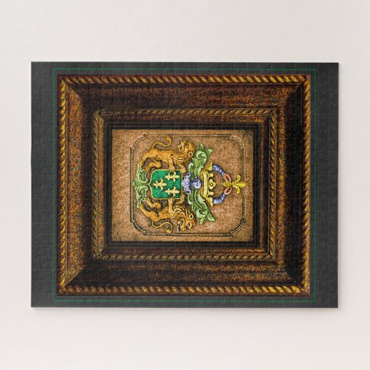 オランダヴァンヴェスターヴェルト家族のコート・オブ・アームズ ジグソーパズル (横)