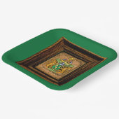 オランダヴァンヴェスターヴェルト家族コートオブアームズ ペーパープレート (傾斜あり)