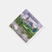 オランダヴィレッジマルケンインオランダ スタンダードカクテルナプキン (角)