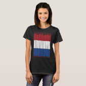 オランダヴィンテージオランダフラグ休暇 Tシャツ (正面フル)