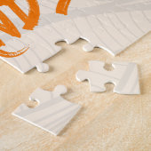 オランダヴィンテージオランダ国旗とオランダチューリップ ジグソーパズル (側面)