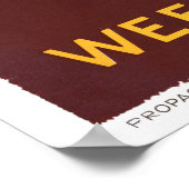 オランダヴィンテージ旅行ポスター復元 ポスター (角)