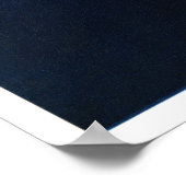 オランダヴィンテージ旅行ポスター復元 ポスター (角)