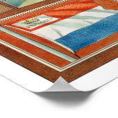 オランダヴィンテージ旅行ポスター復元 ポスター (角)