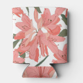 オランダーの花：オレンジ色の白 缶クーラー (裏面)