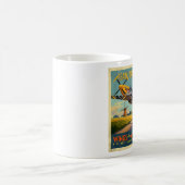 オランダ上のムスタング コーヒーマグカップ (中央)