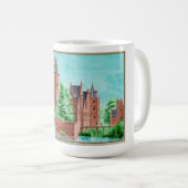 オランダ人デ・ハーンによる 1729年 西洋風の城 WESTERVELT .... コーヒーマグカップ (正面右)