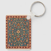 オランダ公園byウィリアム・モリスヴィンテージ・ラグ・アート キーホルダー (裏面)