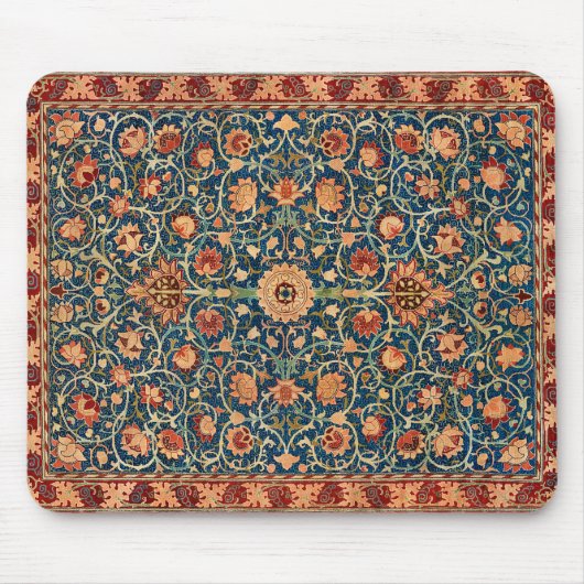 オランダ公園byウィリアム・モリスヴィンテージ・ラグ・アート マウスパッド (正面)