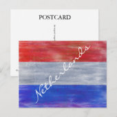 オランダ動揺してオランダ国旗 – オランダ ポストカード (正面/裏面)