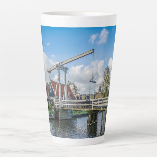 オランダ吊り木橋 カフェラテマグ (正面)
