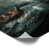 オランダ商船及び小型船同伴 ポスター (角)