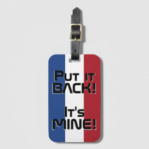 オランダ国おもしろい旗 ラゲッジタグ