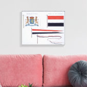 オランダ国の旗 キャンバスプリント (インサイチュ (リビング))