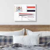 オランダ国の旗 キャンバスプリント (インサイチュ (寝室))