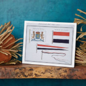 オランダ国の旗 フォトプラーク (側面)