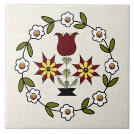 オランダ国フォークフローラ タイル