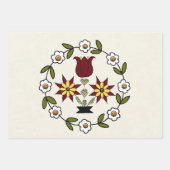 オランダ国フォークフローラ ラッピングペーパーシート (正面2)