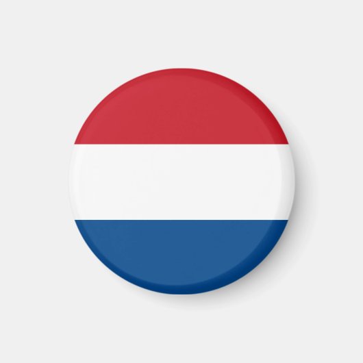 オランダ国旗の土産モダン マグネット (正面)