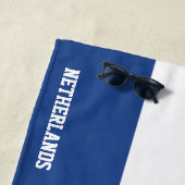 オランダ国旗の壮麗な愛国心 ビーチタオル (インサイチュ)