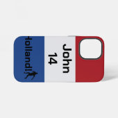 オランダ国旗サッカープライド iPhoneケース (裏面横)