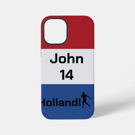 オランダ国旗サッカープライド iPhoneケース (裏面)