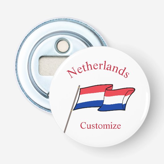 オランダ国旗サンダーコーブ 栓抜き (正面)