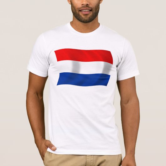 オランダ国旗シャツ Tシャツ (正面)