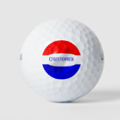 オランダ国旗デザイン ゴルフボール (正面)