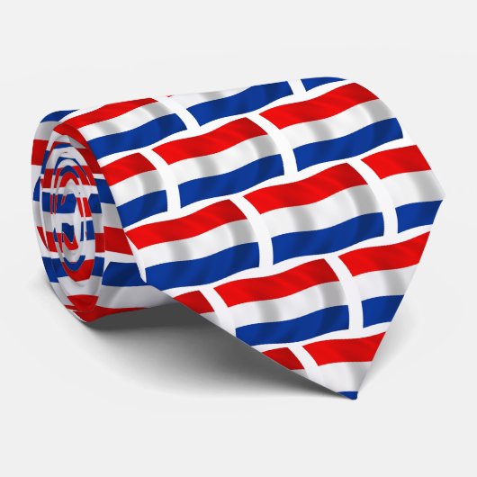 オランダ国旗ネクタイ ネクタイ (ロール)