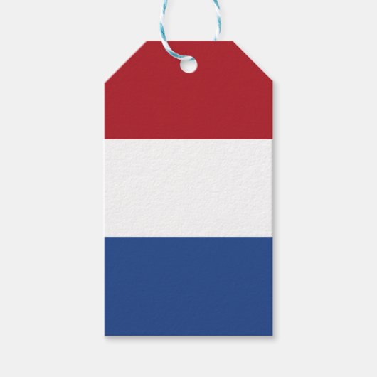 オランダ国旗 ギフトタグ (正面)