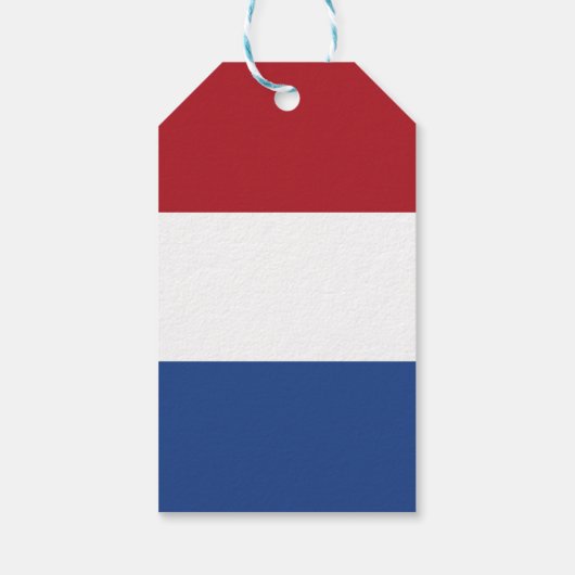 オランダ国旗 ギフトタグ (裏面)